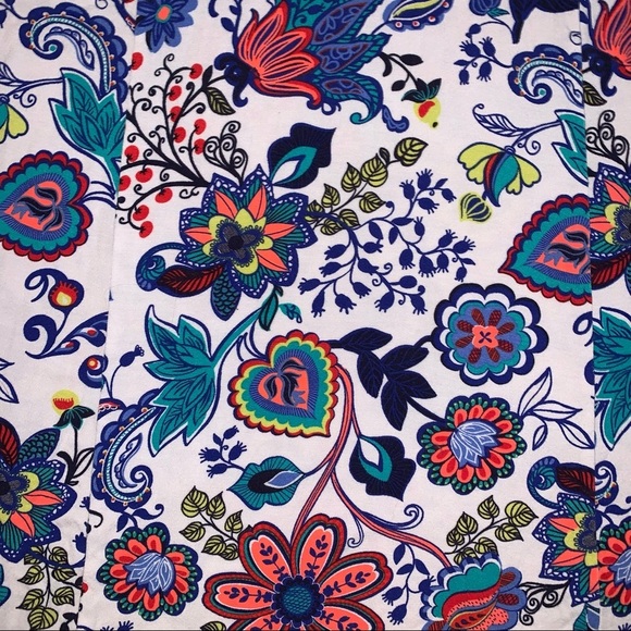 Milly for Design Nation White Floral Maxi Circle Skirt size Medium - Picture 4 of 8